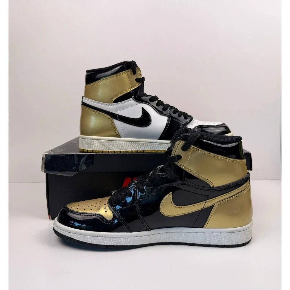 Nike Air Jordan 1 Retro OG NRG High Gold Top 3 Men Size 10 861428-001 Pre-Owned